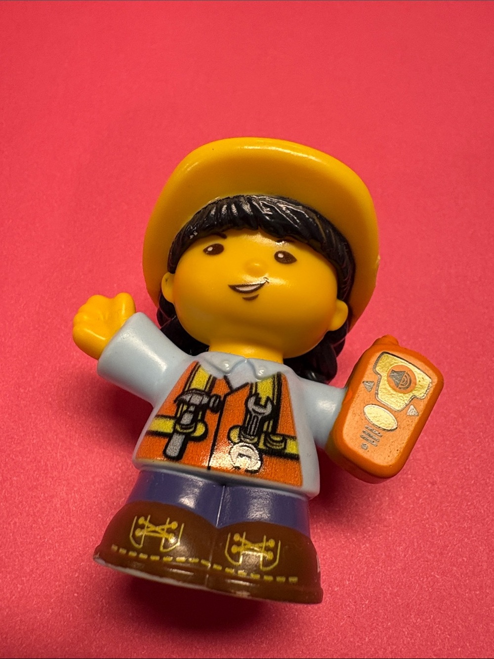 Fisher-Price little people Construction Worker Figure